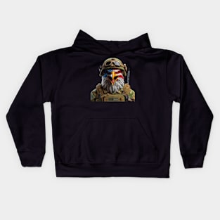 Patriot Eagle by focusln Kids Hoodie